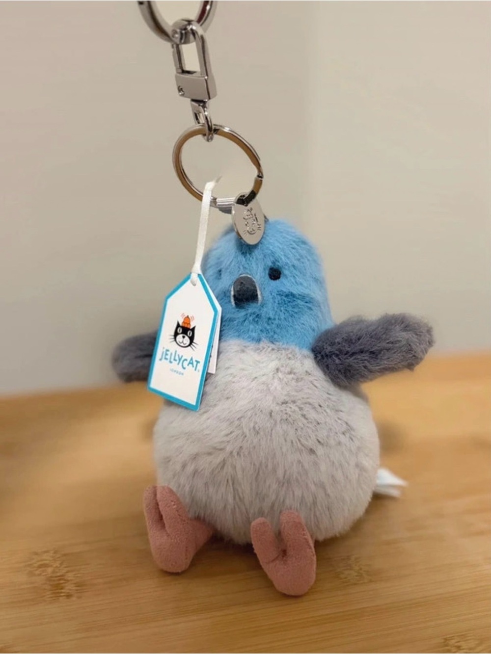 Jellycat FAO Schwarz NYC Exclusive Strutton Pigeon Bag Charm
